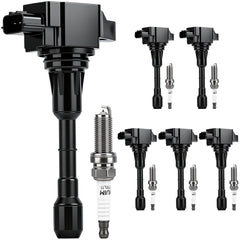Autoexact ignition coil pack front view for reliable power delivery in V6 engines