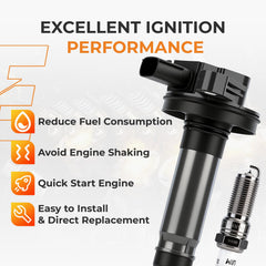 Autoexact iridium spark plugs in packaging, signaling long-life performance.