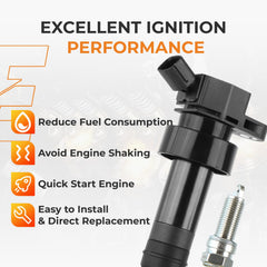 Autoexact iridium spark plugs four-pack for smoother idle and stronger combustion.