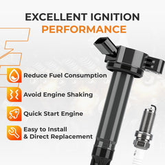 Autoexact iridium spark plugs delivering precise sparks for smoother acceleration.