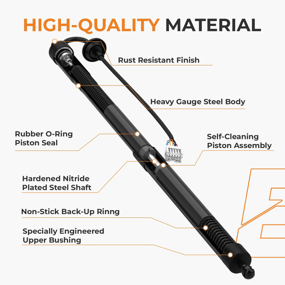 Autoexact strut dampening and weather resistance for harsh conditions