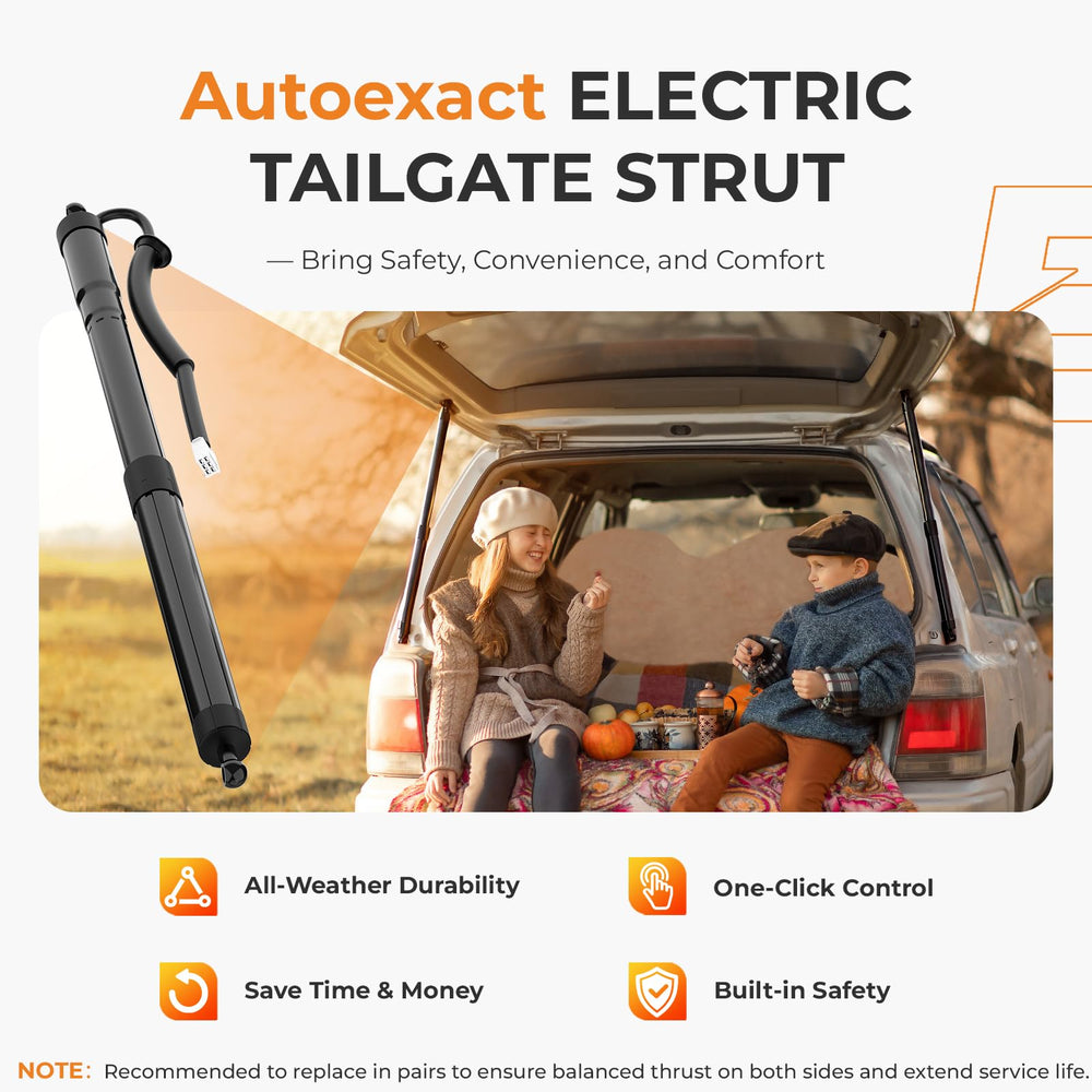 Autoexact power liftgate struts right side for Highlander provide reliable opening.