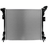 Autoexact radiator assembly front view showing OEM-style fit for easy replacement