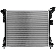 Autoexact radiator assembly front view showing OEM-style fit for easy replacement