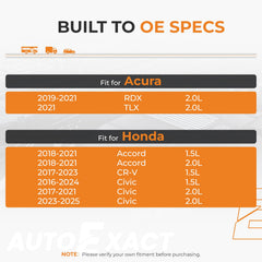 Autoexact UF781 iridium spark plugs boost combustion efficiency and power