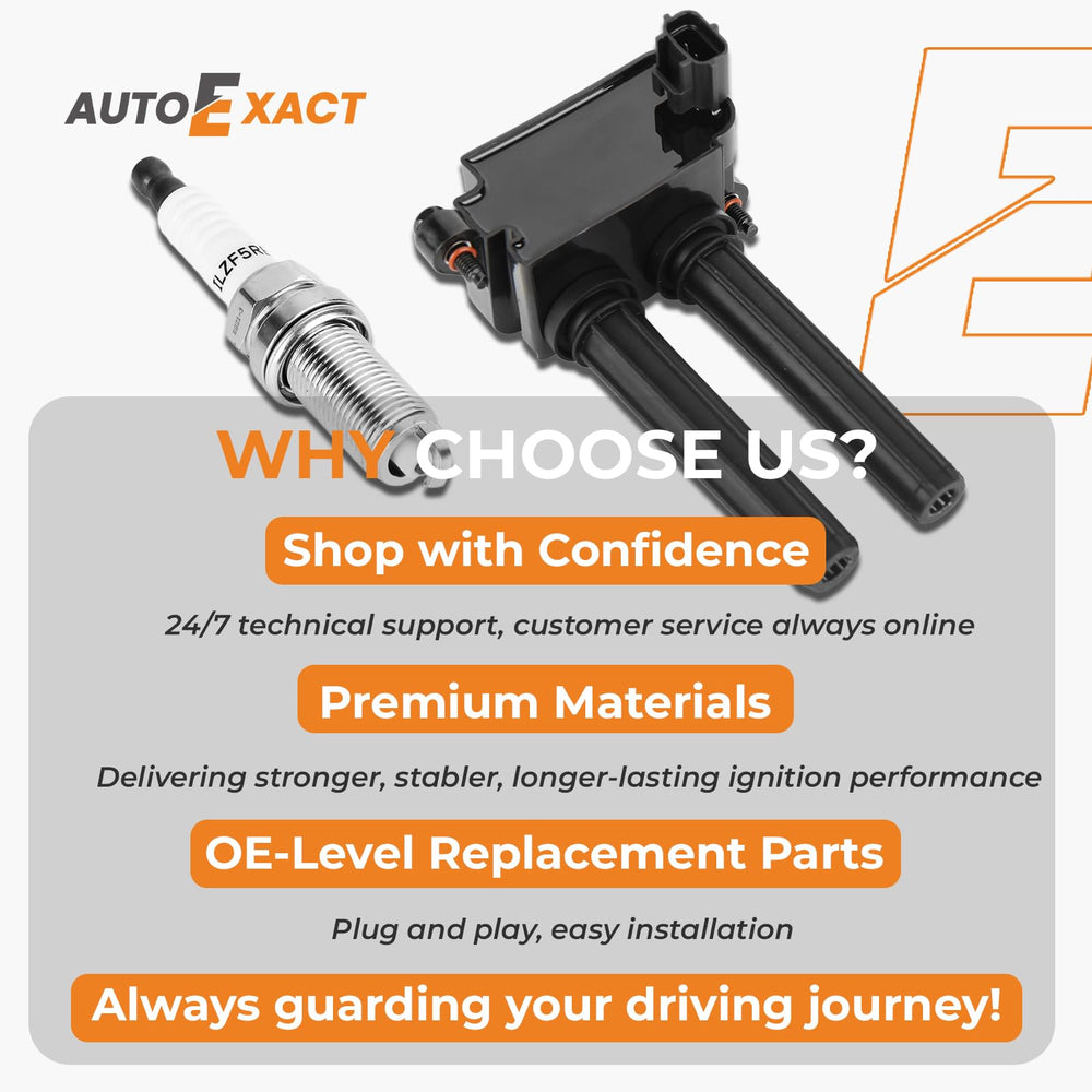 Autoexact warranty and support badge reassures after-purchase assistance
