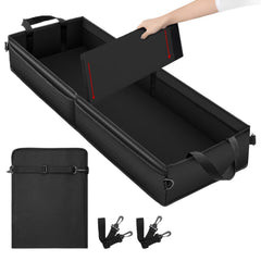 Autofit underseat organizer with two main compartments for truck storage