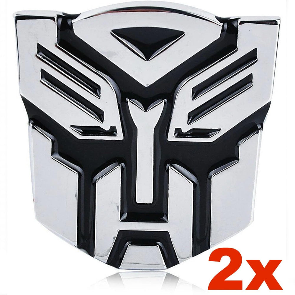 Autogem emblem on tailgate adds futuristic flair to any flat surface.