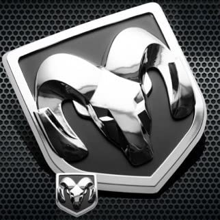 Autogem Ram tailgate emblem matte black closeup for bold truck styling