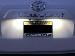 Autogine license plate lights improve night visibility