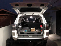 Autogine trunk cargo light reveals luggage and gear clearly