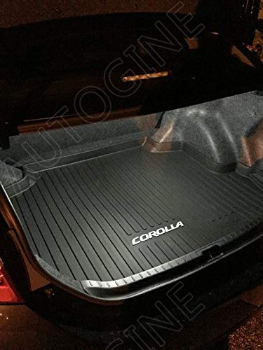 AUTOGINE Corolla 6000K xenon white interior lights in cabin.