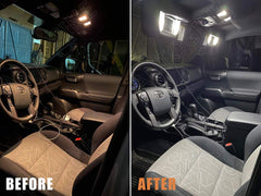 AUTOGINE dome light floods the interior for quick checks and entry.
