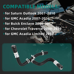 AUTOKAY Acadia Limited 2017 havc inlet heater hose close-up