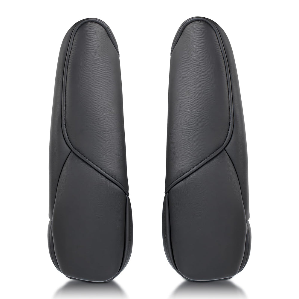 AUTOKAY black front seat armrest cover for Honda CR-V protects the original armrest.