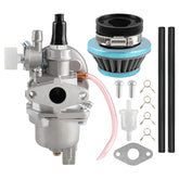 AUTOKAY carburetor for Coolster QG50 — front view improves throttle response.