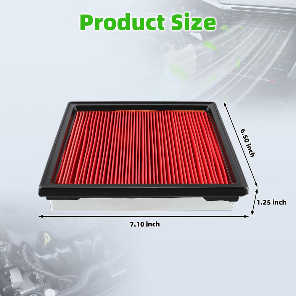 Two-pack AUTOKAY engine air filters for convenient maintenance