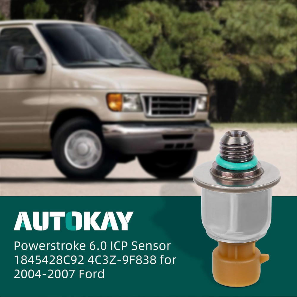 AUTOKAY Powerstroke 6.0 ICP sensor installed in engine bay