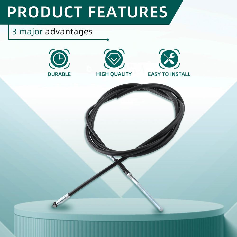 AUTOKAY rear brake cable package included, ready for replacement.