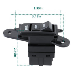 AUTOKAY rear view dash switch showing sturdy mounting within the dash.