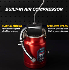 AutoLine Pro 1.8-hour non-stop smoke testing capability emphasized