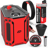 AutoLine Pro HyperSmoke smoke machine showing thick test smoke for leaks