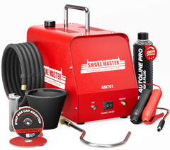 AutoLine Pro SM701 with built-in air compressor enables quick on-site leak testing