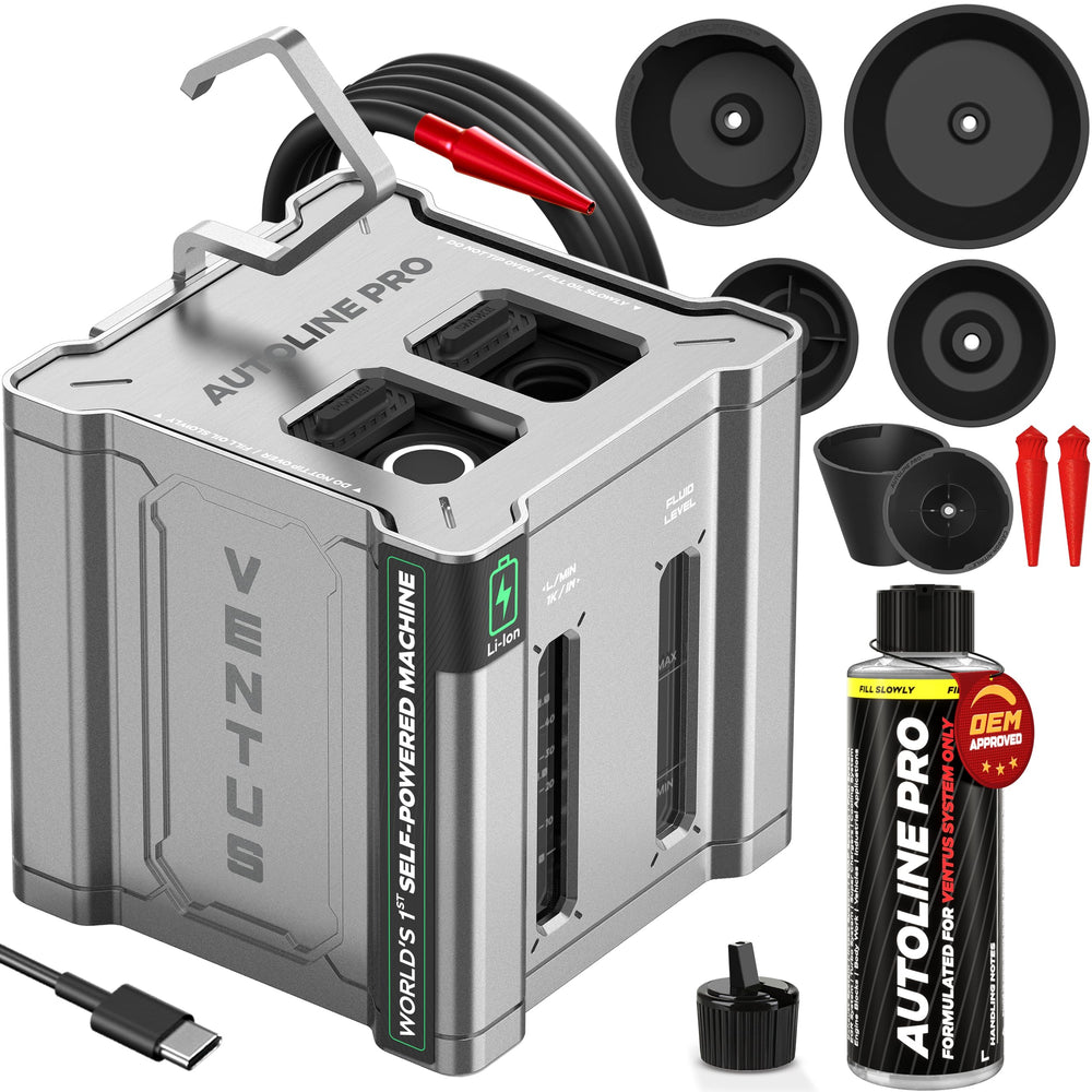 AutoLine Pro Ventus smoke machine front view for portable EVAP and vacuum testing