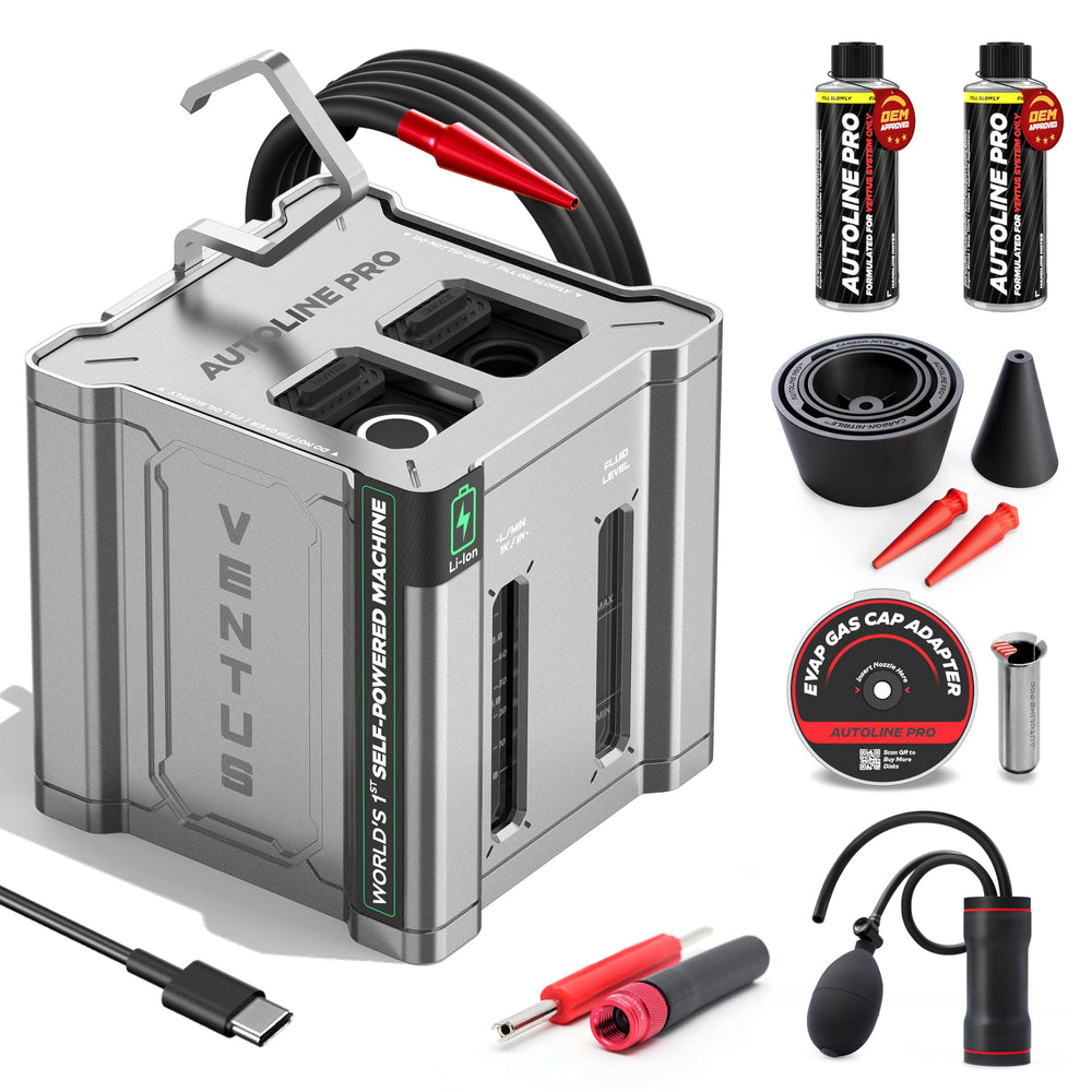 AutoLine Pro Ventus main unit ready for portable automotive leak testing