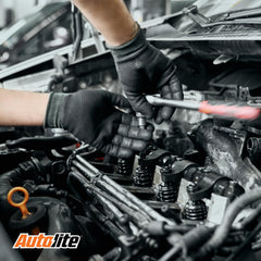 Autolite APP3923 side electrode design showing maintained gap for durability.