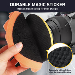Autolock wool pad set two sizes improves polishing control and oxidation removal.