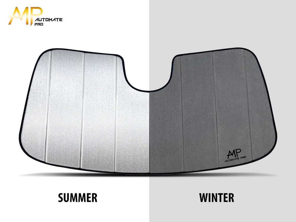 AutoMate Pro mylar reflective side reduces interior heat effectively