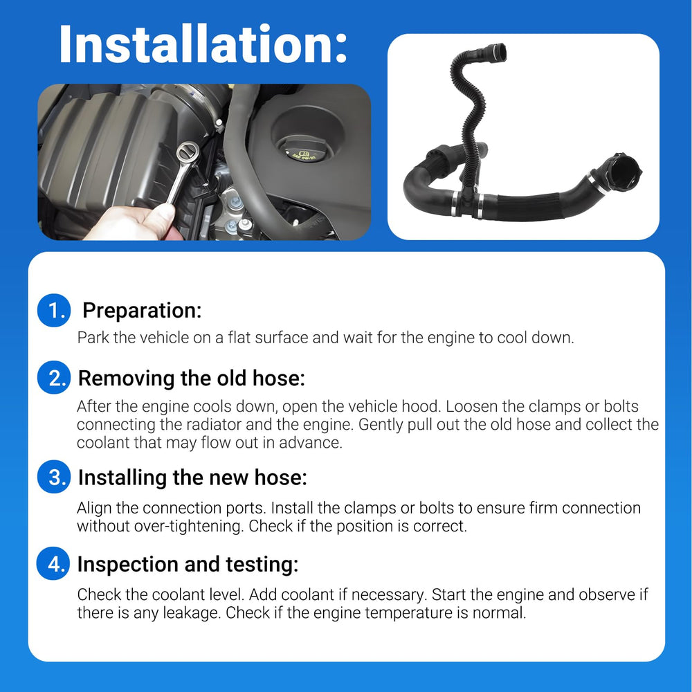 Automkt engine cooling system connectivity supports reliable operation in daily driving.