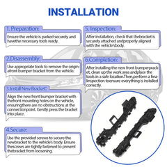 Automkt bumper bracket reduces vibration and helps steady mounting.