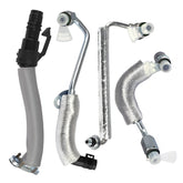 Automkt turbo oil return drain pipe on Buick Encore for improved oil routing.