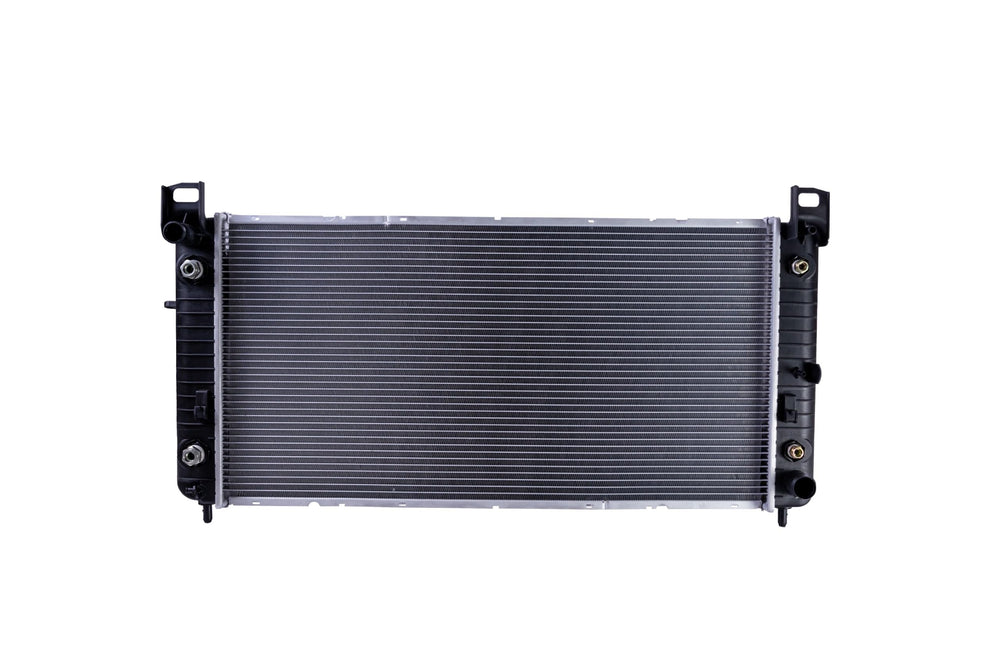 Automoty 2370 radiator front view showcases the 34-inch core for efficient cooling.