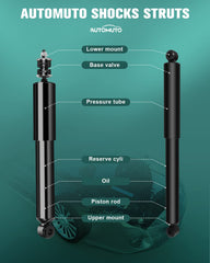 AUTOMUTO shock absorbers packaging showing two boxes for safe shipping