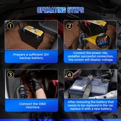 AUTOOL 3A fuse protection enhances overload safety during power connections.