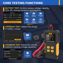 AUTOOL BT360 screen shows CCA, SOH, SOC clearly for fast decisions.