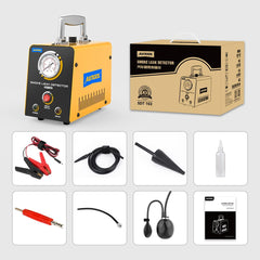 AUTOOL packaging and accessories organized for convenient setup