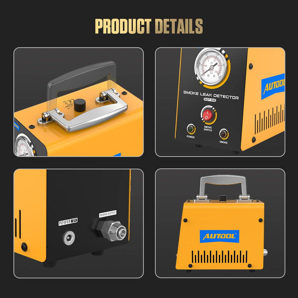 AUTOOL pressure gauge visualizes flow changes during leak search