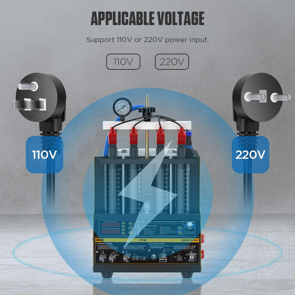 On-vehicle cleaning option enabling maintenance without injector removal.