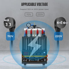 On-vehicle cleaning option enabling maintenance without injector removal.