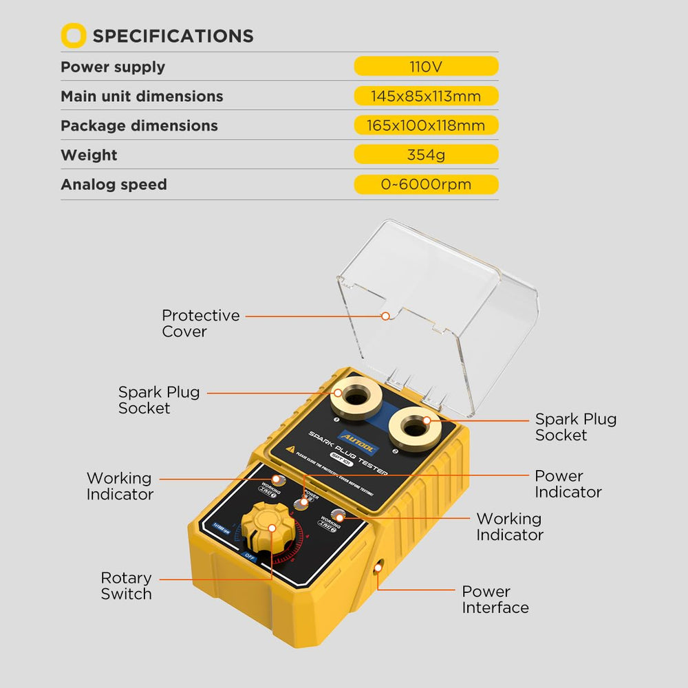 AUTOOL ABS durable shell highlights rugged, lightweight construction