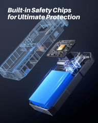 AUTOONE 6000A digital LCD screen shows real-time readouts and status.
