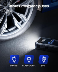 AUTOONE 6000A tire inflation quick-use demonstrates efficient pressure adjustments.