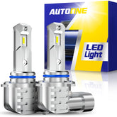 Autoone 9005 LED bulb in box with clear packaging for quick selection