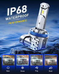 AUTOONE built-in intelligent IC supports broad vehicle compatibility with minimal flicker.