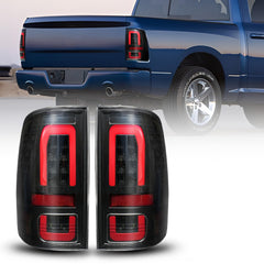 AUTOONE driver-side transparent LED Ram tail light for clearer nighttime visibility