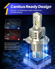 AutoOne H4 bulb in weather sealed housing showcasing IP67 waterproof design